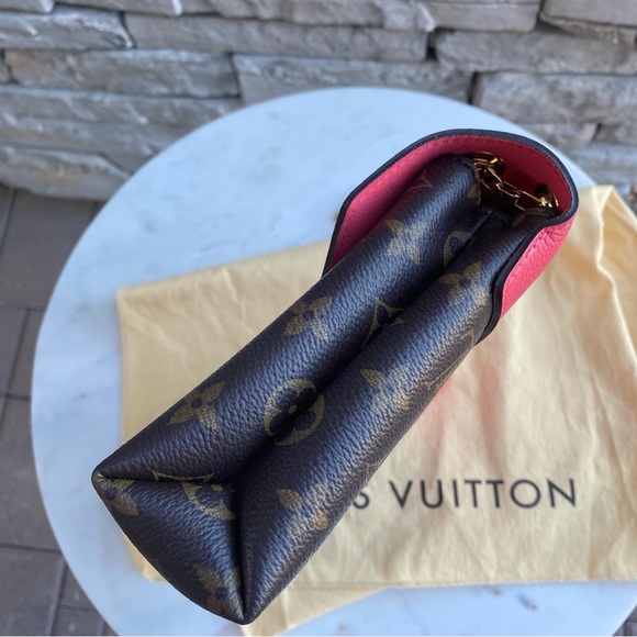 SOLD Louis Vuitton Pallas Chain Monogram Dahlia Envelope Shoulder Bag - Picture 9 of 16